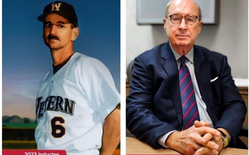 Photos of AWC Hall of Fame Inductees John Stratton &amp; Tom Tyree