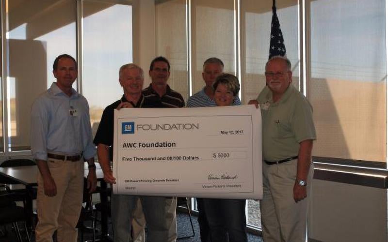 GM Foundation Donates $5000 to AWC Foundation