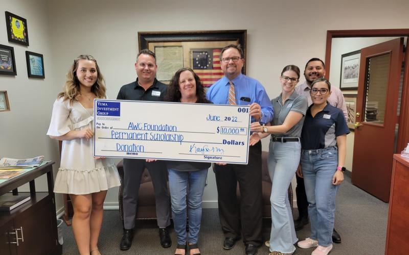 Yuma Investment Group Wealth Management donation