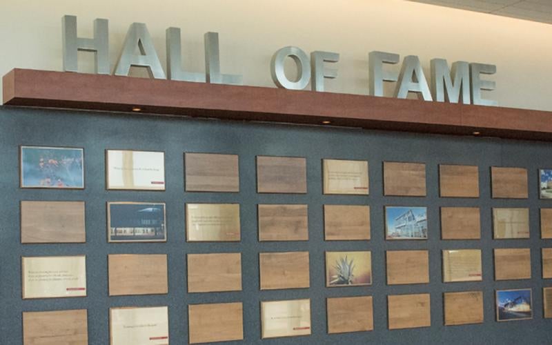 Hall of Fame Wall